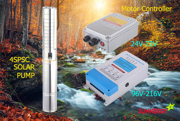 ปั๊มน้ำบาดาล STC-4SPSC SOLAR PUMP