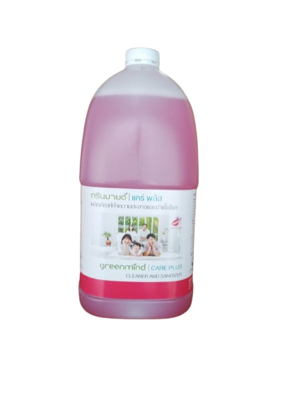 น้ำยาทำความสะอาดและฆ่าเชื้อโรค กรีนมายด์ แคร์ พลัส GREENMIND CARE PLUS Cleaner & Sanitizer