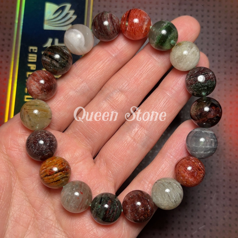 แก้วปวก 5 สี 11.5 มิล ค้าขาย เมตตา โชคลาภ แคล้วคลาด (Top Premium)