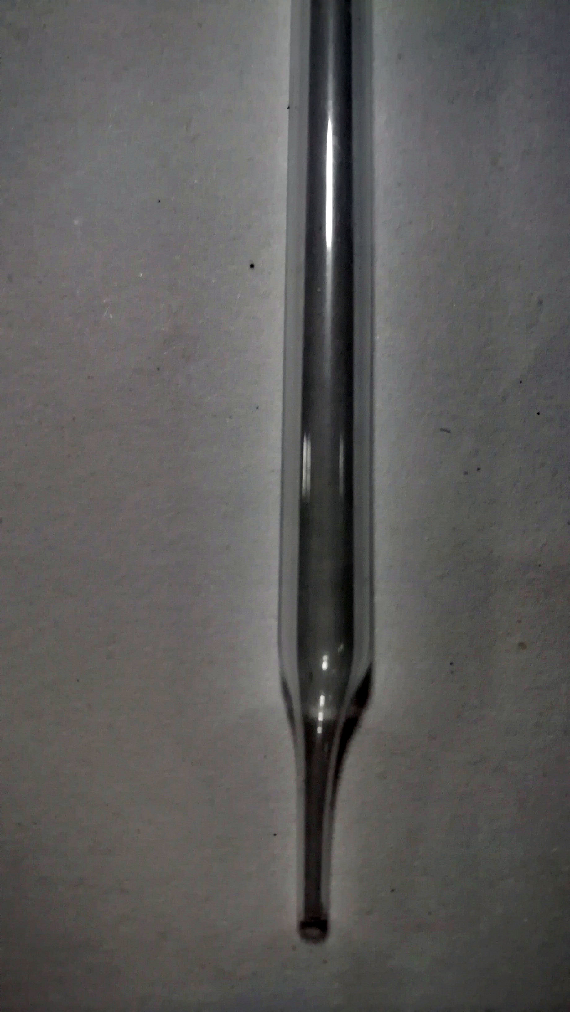 หลอดหยดแบบแก้วพร้อมจุกยาง ความยาว 20 cm.