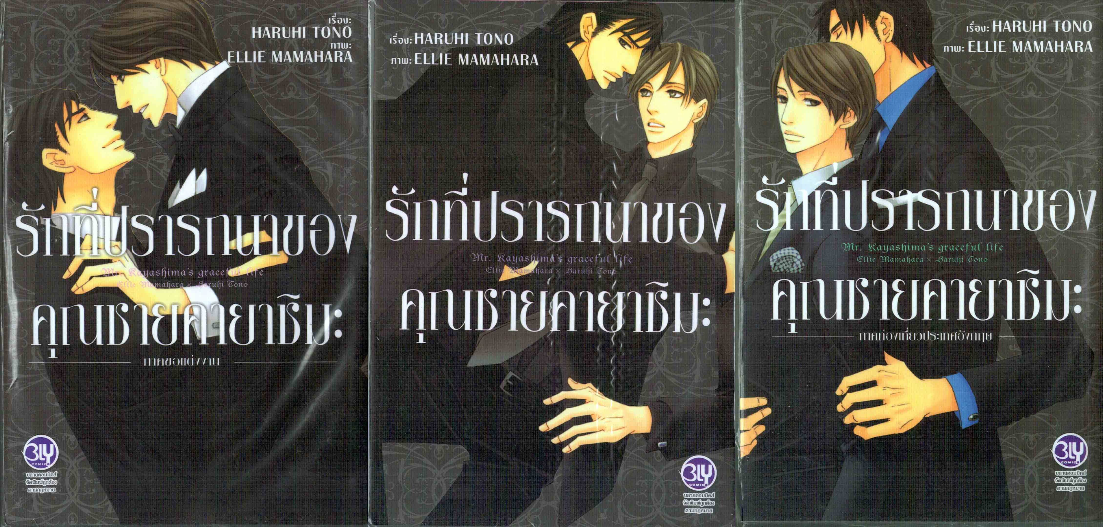รักที่ปรารถนาของคุณชายคายาชิมะ 3 เล่มจบ : HARUHI TONO (การ์ตูน)
