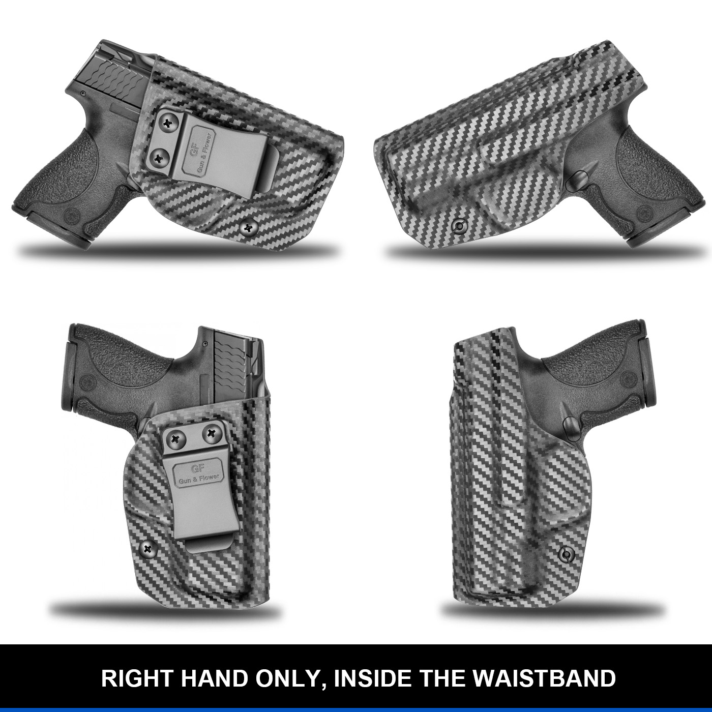 ซอง พกใน G&F S&W MP Shield 9mm filber Right Handed Pistol Holster Kydex ส่งจากประเทศไทย