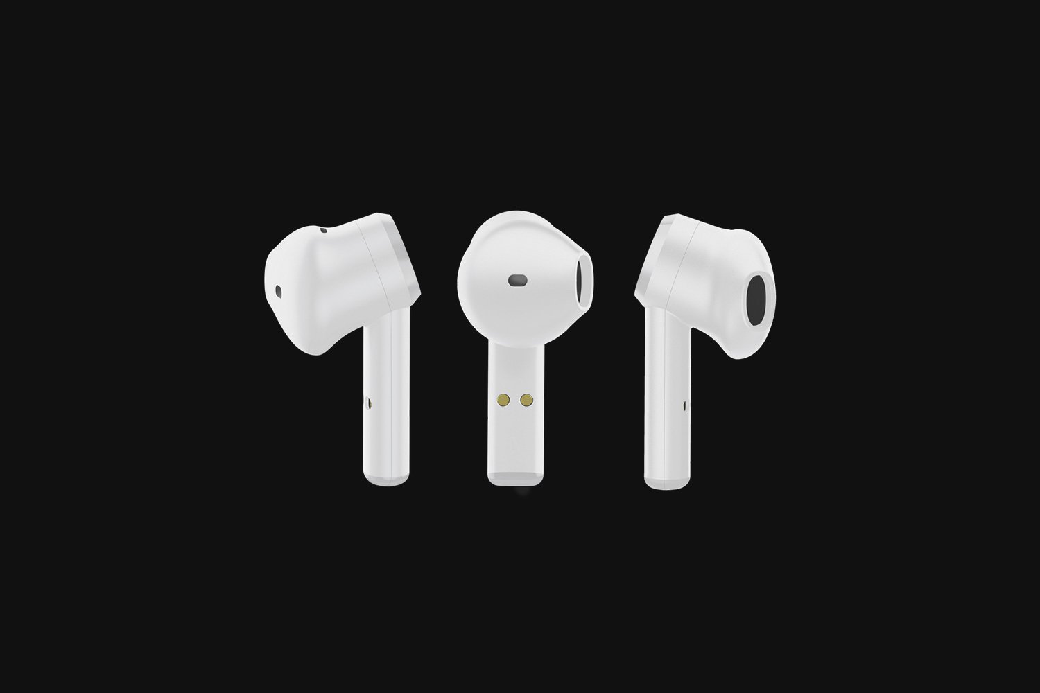 หูฟังบลูทูธ Razer Hammerhead True Wireless-Earbuds-Mercury | By Synnex