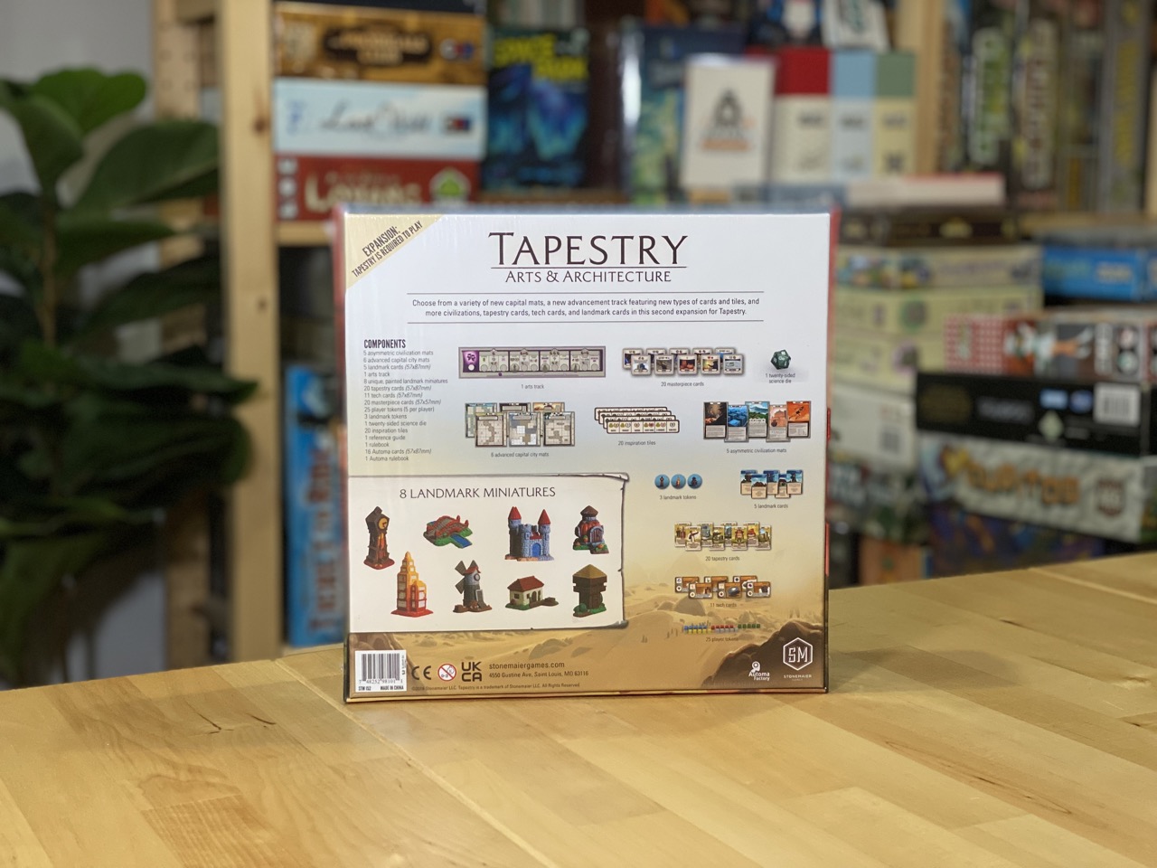 Tapestry: Arts & Architecture ภาคเสริม บอร์ดเกม ของแท้