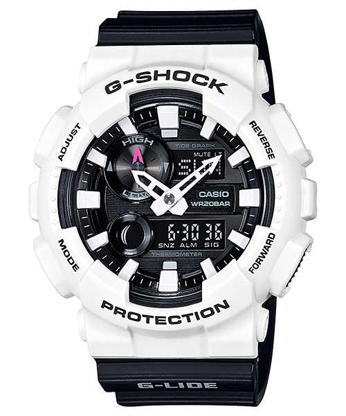 CASIO G-SHOCK รุ่น GAX-100B-7ADR สีขาว ดำ สินค้าของเเท้ รับประกันศูนย์ CMG