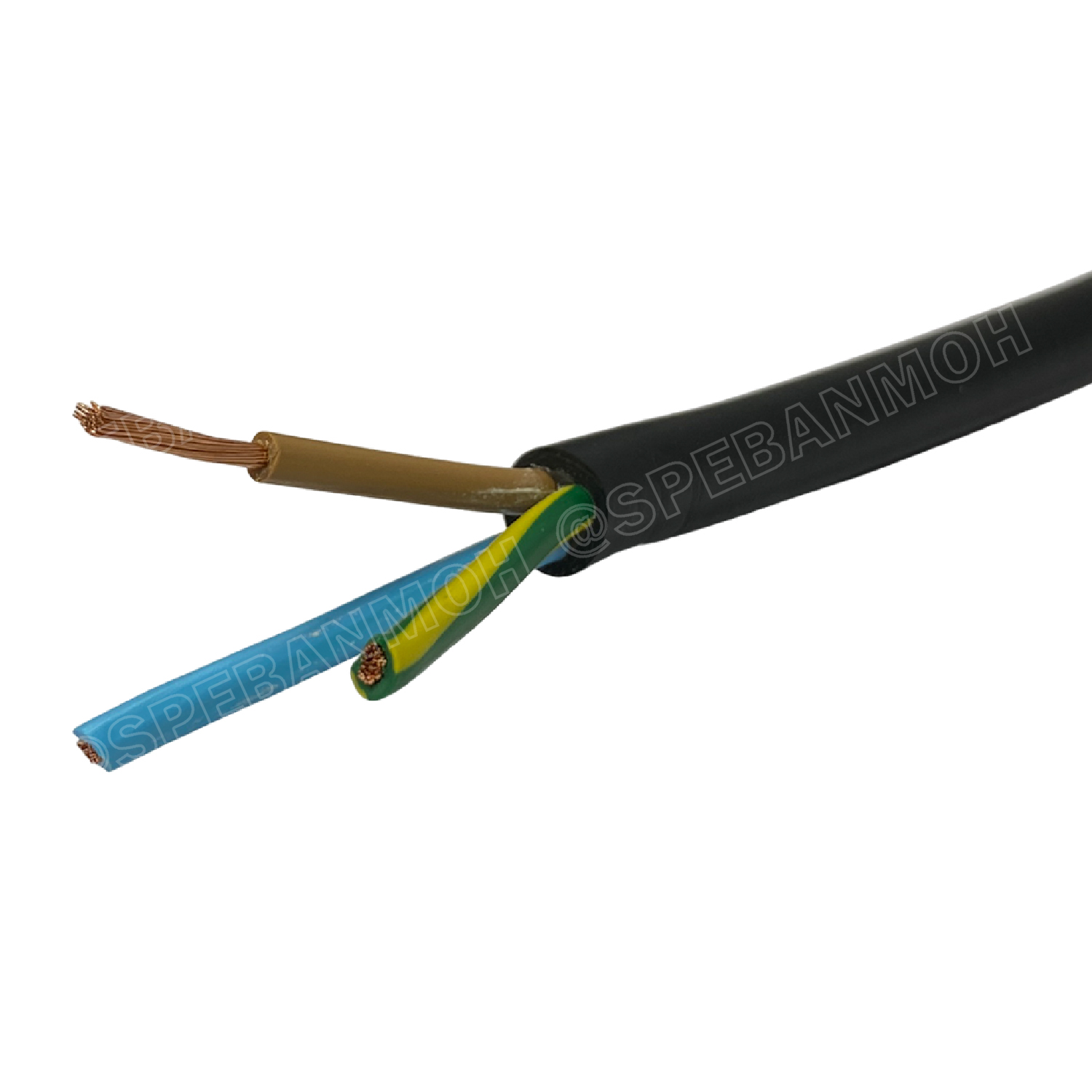 [ 100 เมตร ] VCT-G 2X2.5/2.5 สายคอนโทรลและสายอ่อน 3Gx2.5 mm2 Flexible annealed copper IEC53-G sq.mm VCT 2C+GRD VCT 3คอร์ VCT 3C X 2.5 สายVCT สายไฟเมน สายไฟบ้าน สายปลั๊ก VCT AC Power Cable สายพาวเวอร์ สายดำ VCT Cable สายไฟ วีซีที กราวด์ สายอ่