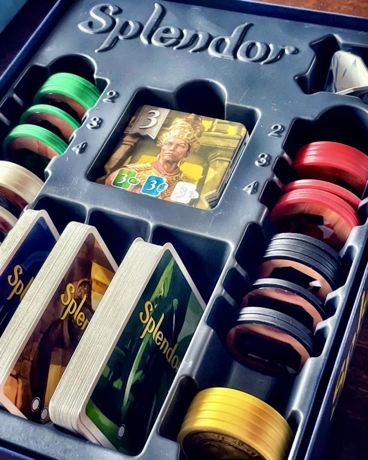 Splendor พ่อค้าเพชร พร้อม ภาคเสริมThe Sun Never Sets และภาคเสริมThe Silk Road บอร์ดเกม ของแท้