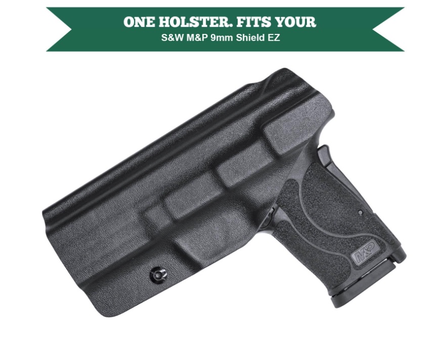 ซอง พกใน Smith & Wesson M&P Shield 9mm EZ Right Handed USA WARRIORLAND Pistol Holster Kydex