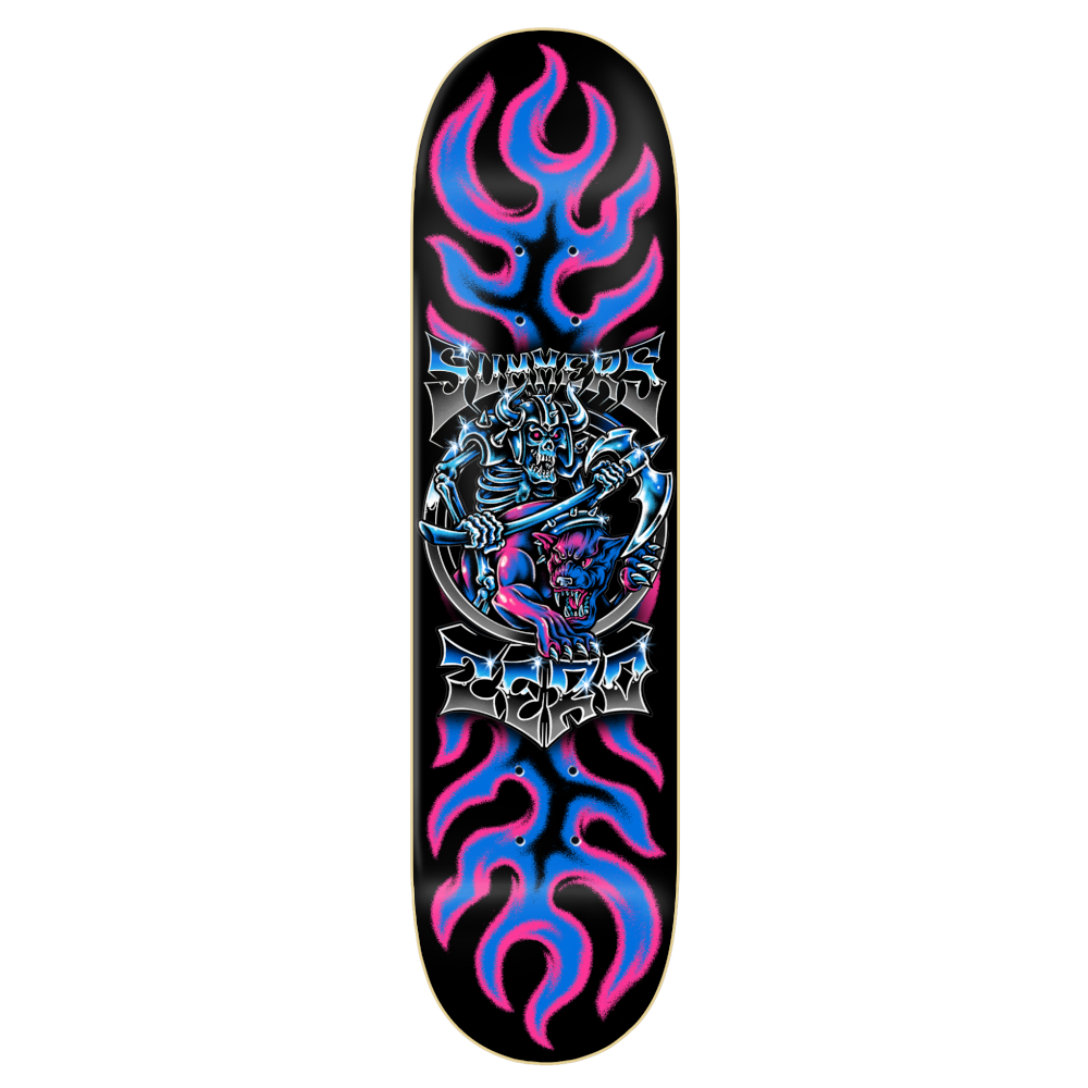 Zero Summers Chrome Skateboard Deck 8.375"