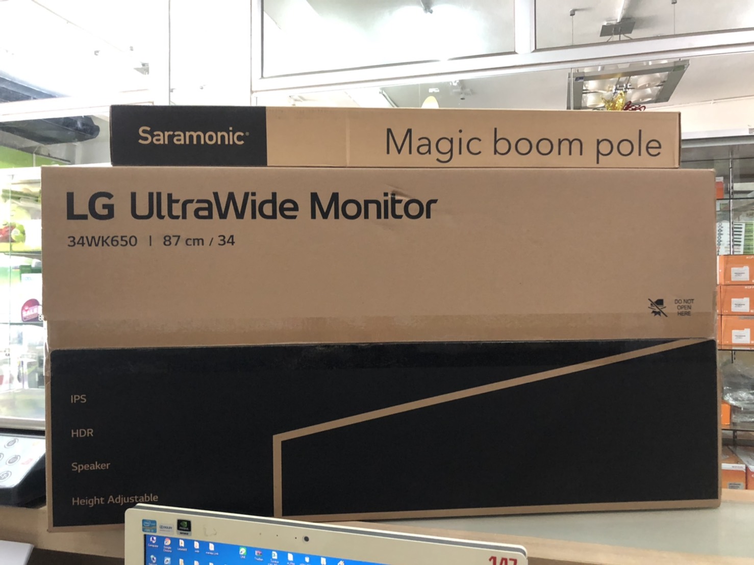 MONITOR (จอมอนิเตอร์) LG 34WK650-W 34" IPS 75Hz ประกันศูนย์ไทย
