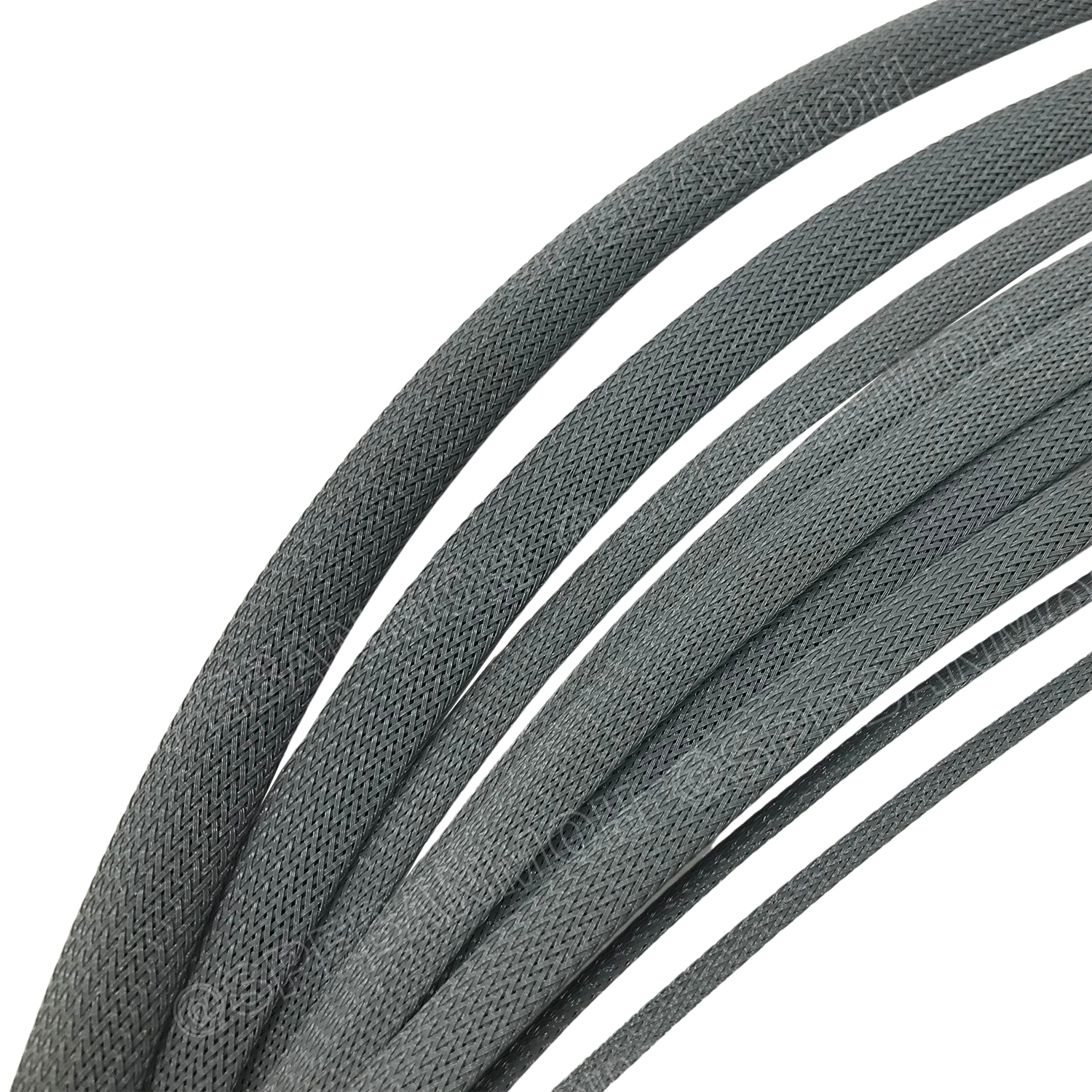 [ 3เมตร ] CS-GRY-08mm สายถักหุ้มสายไฟ สีเทา Grey ขนาด 8มิล Expandable Braided Cable Sleeving ปลอกหุ้มสายไฟไนล่อน อย่างหนา ทนความร้อน Cable Sleeving ปลอกหุ้มสายไฟไนล่อน เก็บสายไฟ อย่างหนา ทนความร้อน ท่อเก็บสายไฟ ปลอกตาข่ายหุ้มสายไฟ สำหรับเก็บสายไฟ รถยนต์ ร