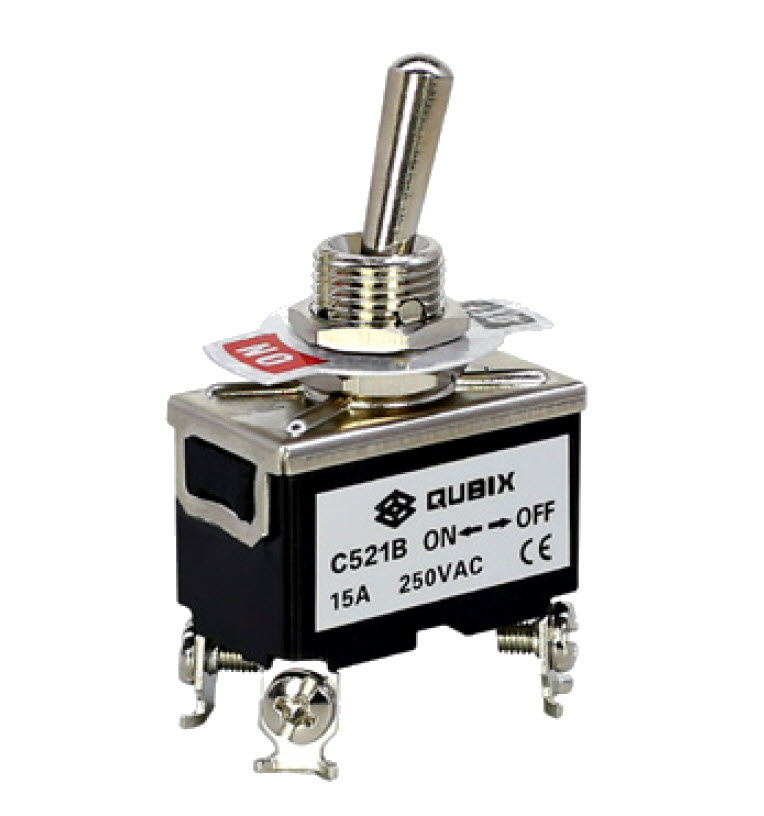 ท็อกเกิ้ลสวิทช์ TOGGLE SWITCH, หมวกท็อกเกิ้ลสวิทช์กันน้ำ Rain Proof Cap (QUBIX) C5 series, COW
