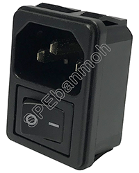 [ 2ชิ้น ] เต้ารับ AC JR-101-1FSA