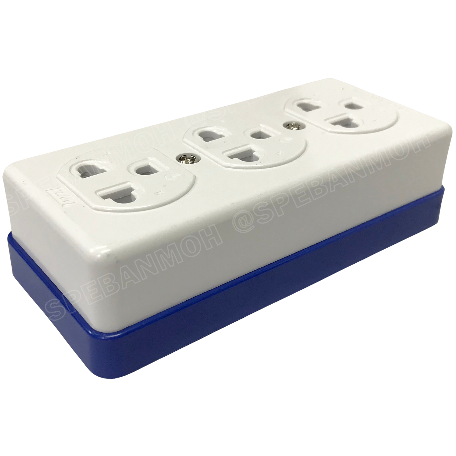 [ 1ชิ้น ] GR1633 เต้ารับ VENA 3ตำแหน่ง Triplex receptacle with earthing contact 16A 250V เต้ารับวีน่า ทูโทน-ซีรีส์ 3ที่ เต้ารับ VENA เต้ารับ 3ขา Cord Socket เต้ารับขากลม เต้ารับขาแบน มอก.166-2549 มาตรฐาน มอก. วีนา TIS 166-2549