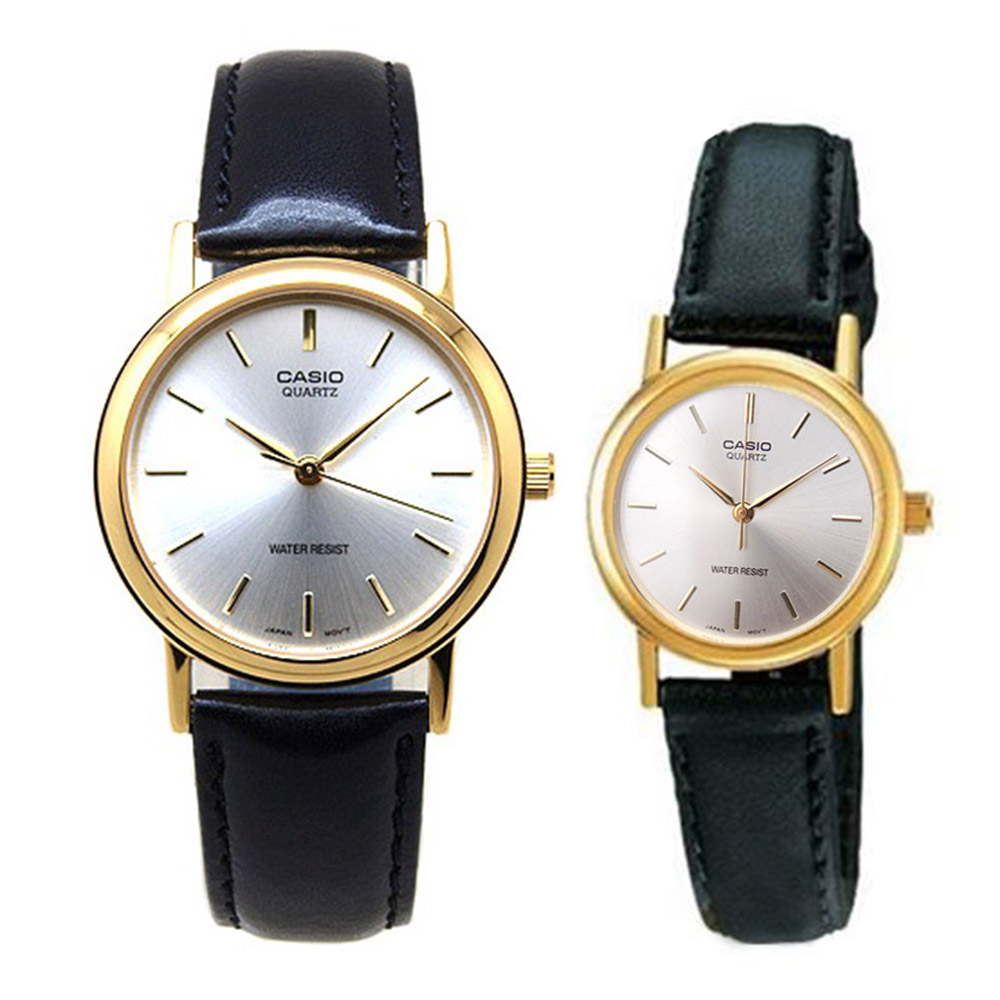 CASIO Standard รุ่น MTP-1095Q-7A & LTP-1095Q-7A สีดำ สินค้าของเเท้