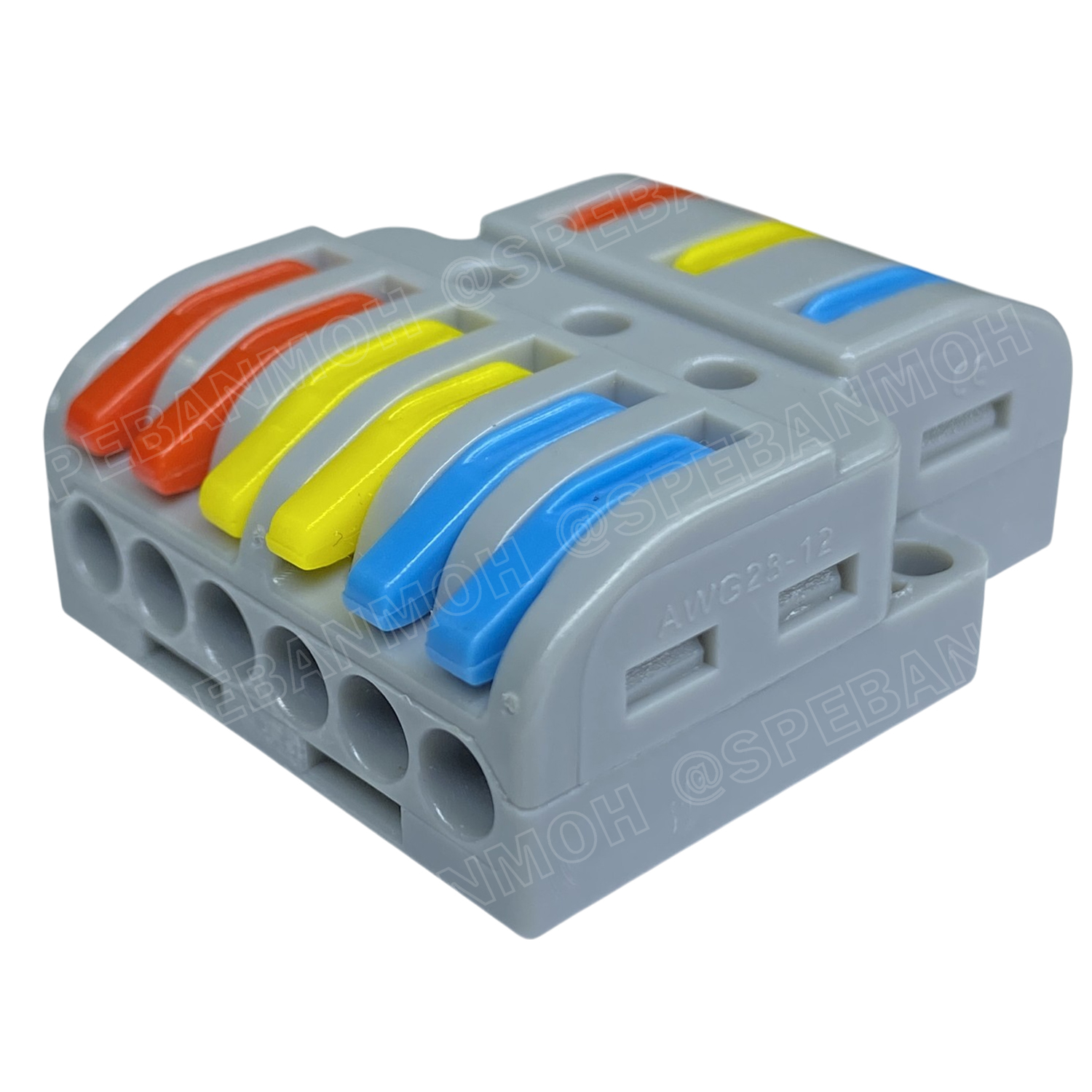 [ 1 ชิ้น ] LT-633 ตัวแยกสาย 2 ช่อง 3ชุด เข้า 3 ออก 6 32A 450V เทอร์มินอลต่อสายไฟ Terminal LT Series ตัวแยกสายแบบถอดได้ Wire connector terminal ขั้วต่อสายไฟ เทอร์มินอลเชื่อมต่อสายไฟ LT ตัวแยกสายแบบหนีบ Cable splitter เต๋าต่อสายไฟ