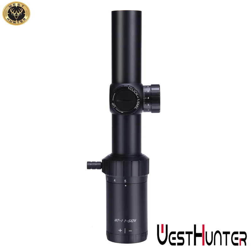 กล้องติดปืน WESTHUNTER WT-1 1-5X24 scope Compact