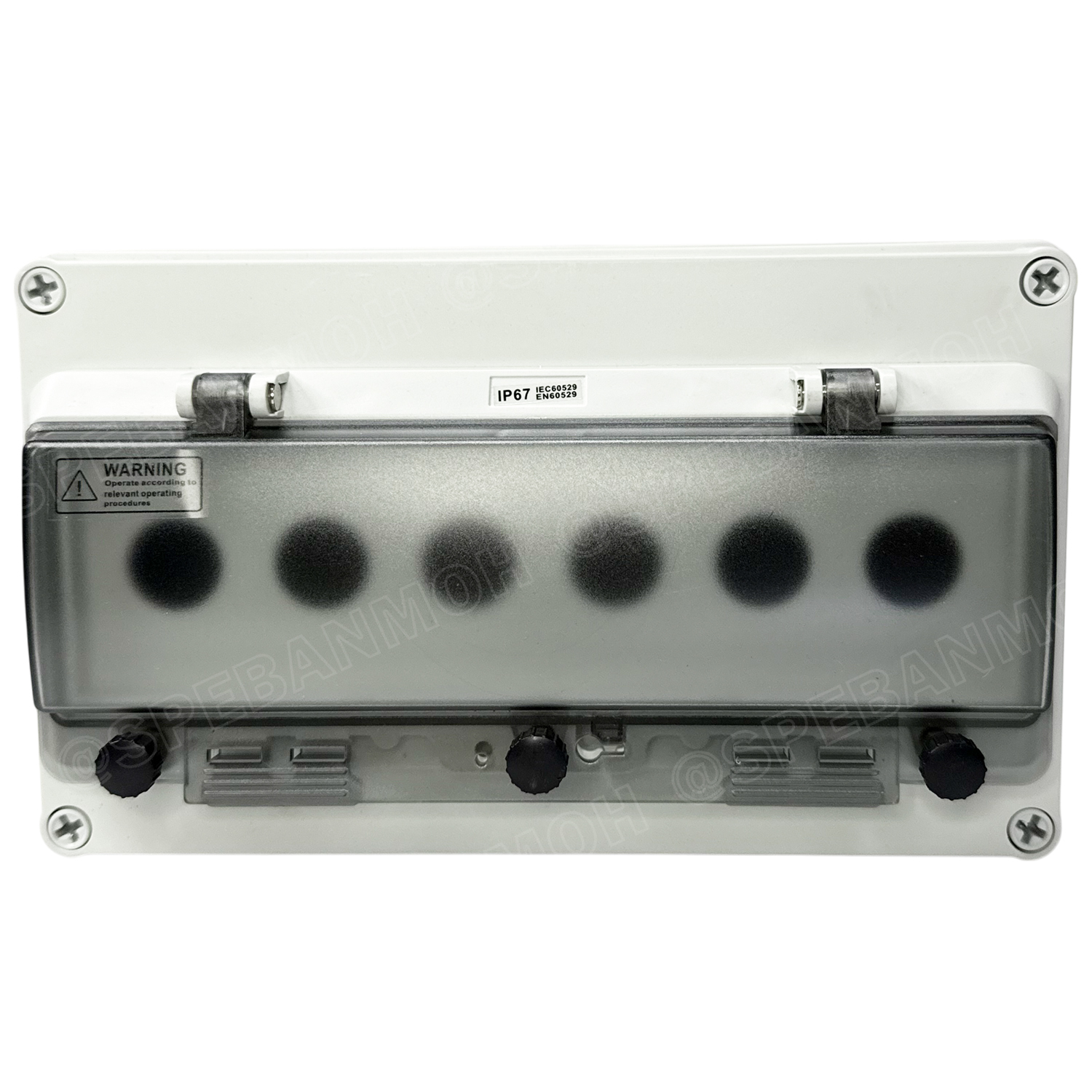 [ 1 ชิ้น ] BOX-CK กล่องใส่สวิทช์ ขนาดรู 22mm Control Switch Box กล่องกันน้ำ แบบมีฝาครอบ กล่องกันน้ำ สำหรับสวิทช์คอนโทรล Waterproff Electrical Boxes With Cover ล่องเปล่า สำหรับสวิทช์