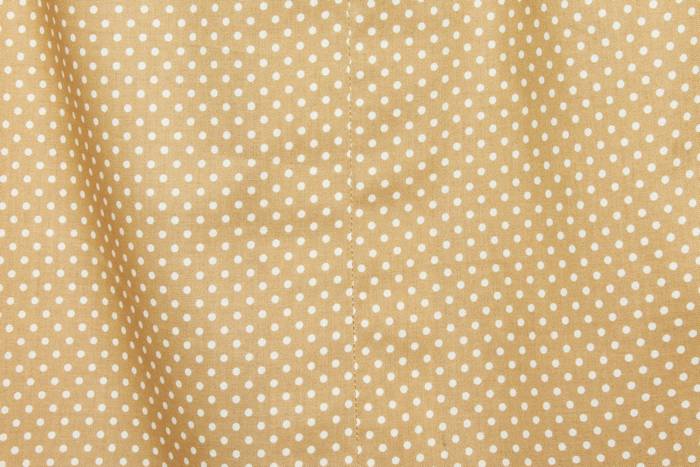 SK-196 กระโปรงแฟชั่น&ทำงาน ทรงสอบ ผ้าคอตต้อนญี่ปุ่นสีน้ำตาลคาลาเมล ด้านหน้ากระโปรงจับจีบระบาย