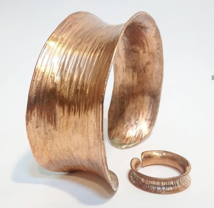 Bracelet 5 Hammered