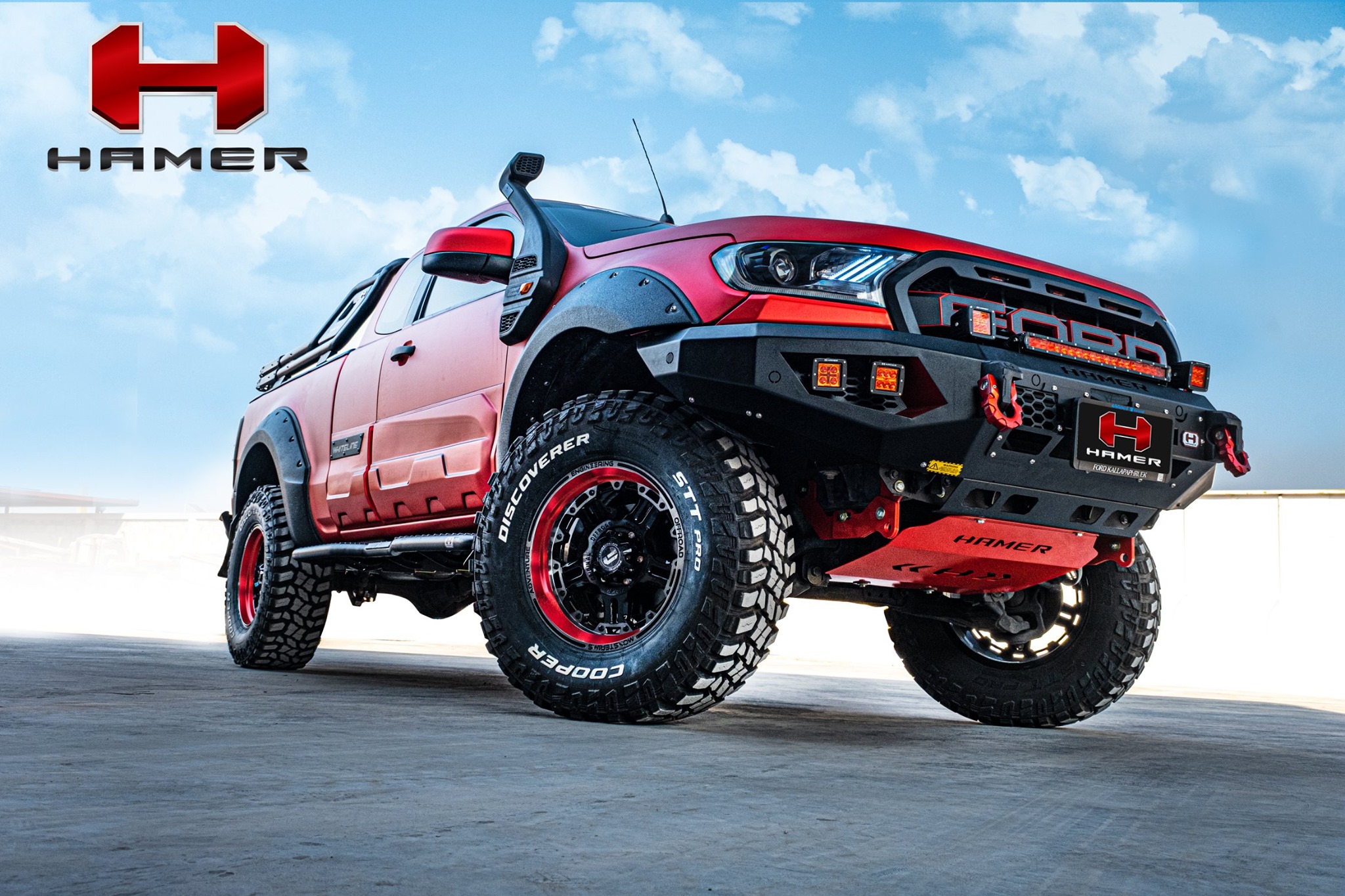 บันไดข้าง SM102 HAMER SIDE STEPS Ford Ranger 2015-2021