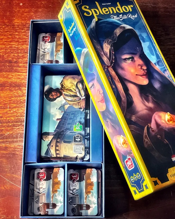 Splendor พ่อค้าเพชร พร้อม ภาคเสริมThe Sun Never Sets และภาคเสริมThe Silk Road บอร์ดเกม ของแท้