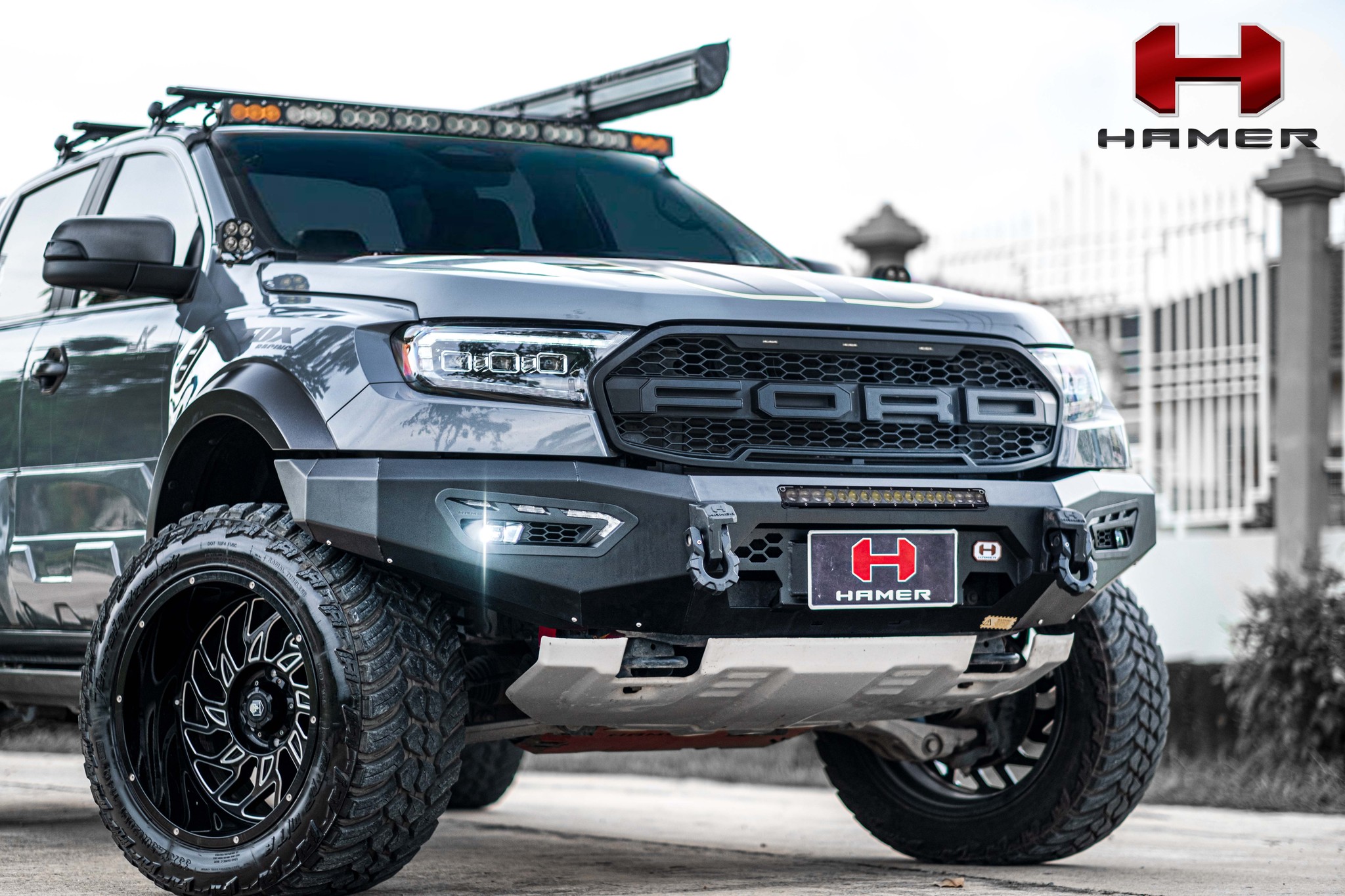 กันชนหน้า ATLAS SERIES FRONT BULL BAR Ford Ranger 2015-2021