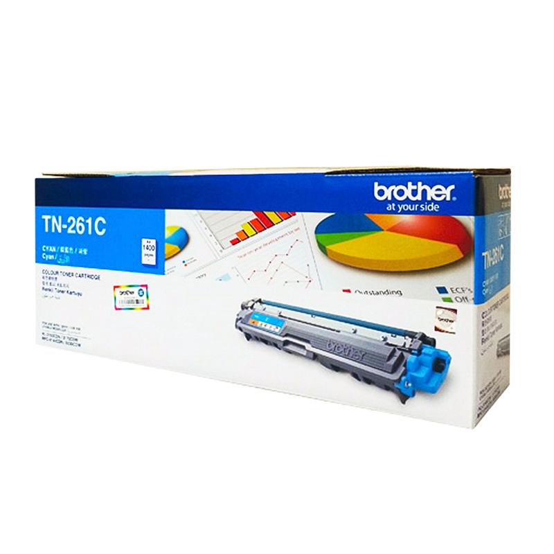 ตลับหมึกโทนเนอร์ ฟ้า Brother TN-261C หมึกแท้จากศูนย์