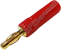 BNN016 ∅4 mm ปลั๊กกล้วย/บานานา (Banana plug) ชุบทอง 24K N/A