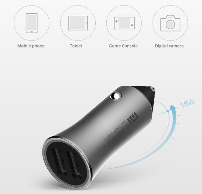 Xiaomi Car Charger Pro (18W) - ที่ชาร์จในรถเสี่ยวหมี่รุ่นโปร ประกันศูนย์ไทย