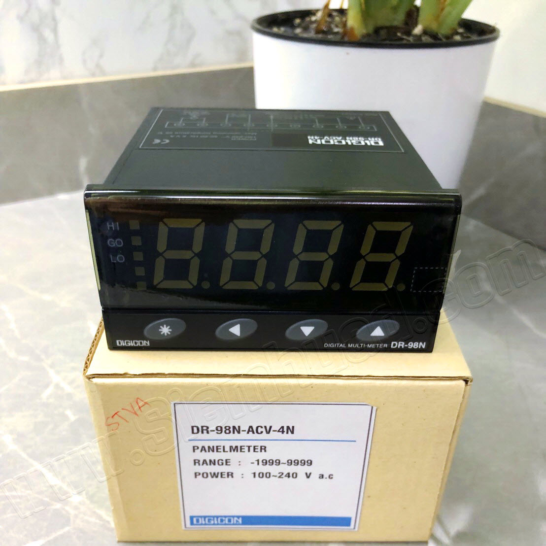 เครื่องวัดค่ากระแส-แรงดันไฟฟ้า Digital Panel (DIGICON) รุ่น DR-98N-ACA, DR-98N-ACV, DR-98N-DCA, DR-98N-DCV