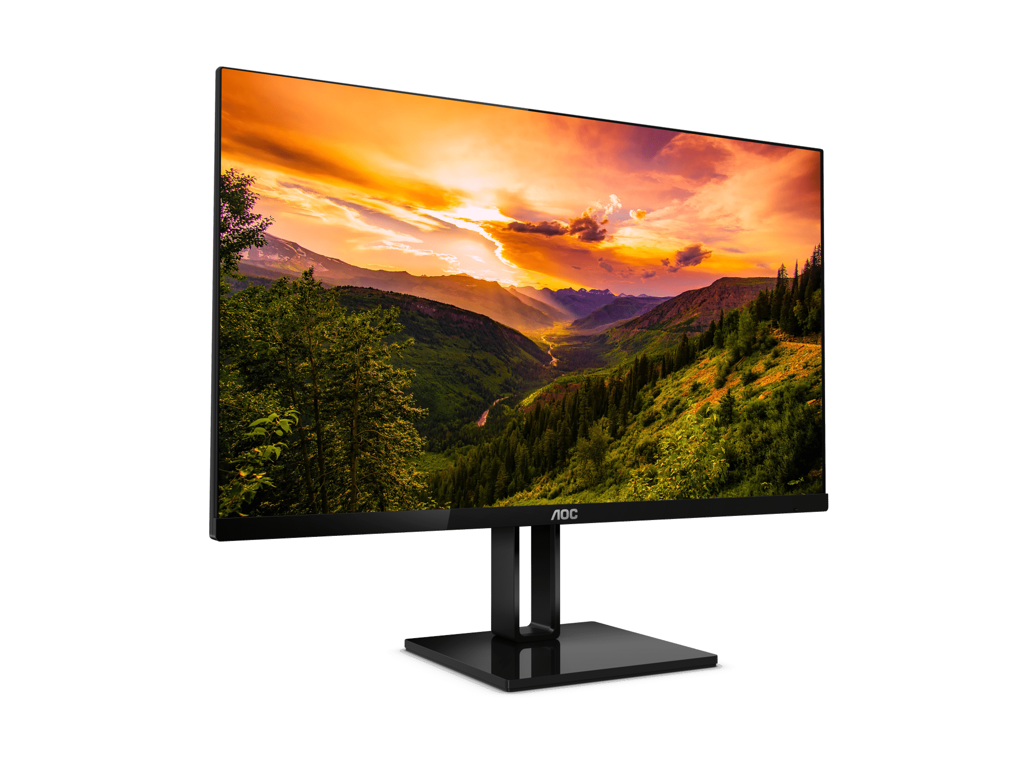 Monitor AOC 23.8" 24V2Q/67 75Hz DisplayPort, HDMI รับประกัน 3 ปี