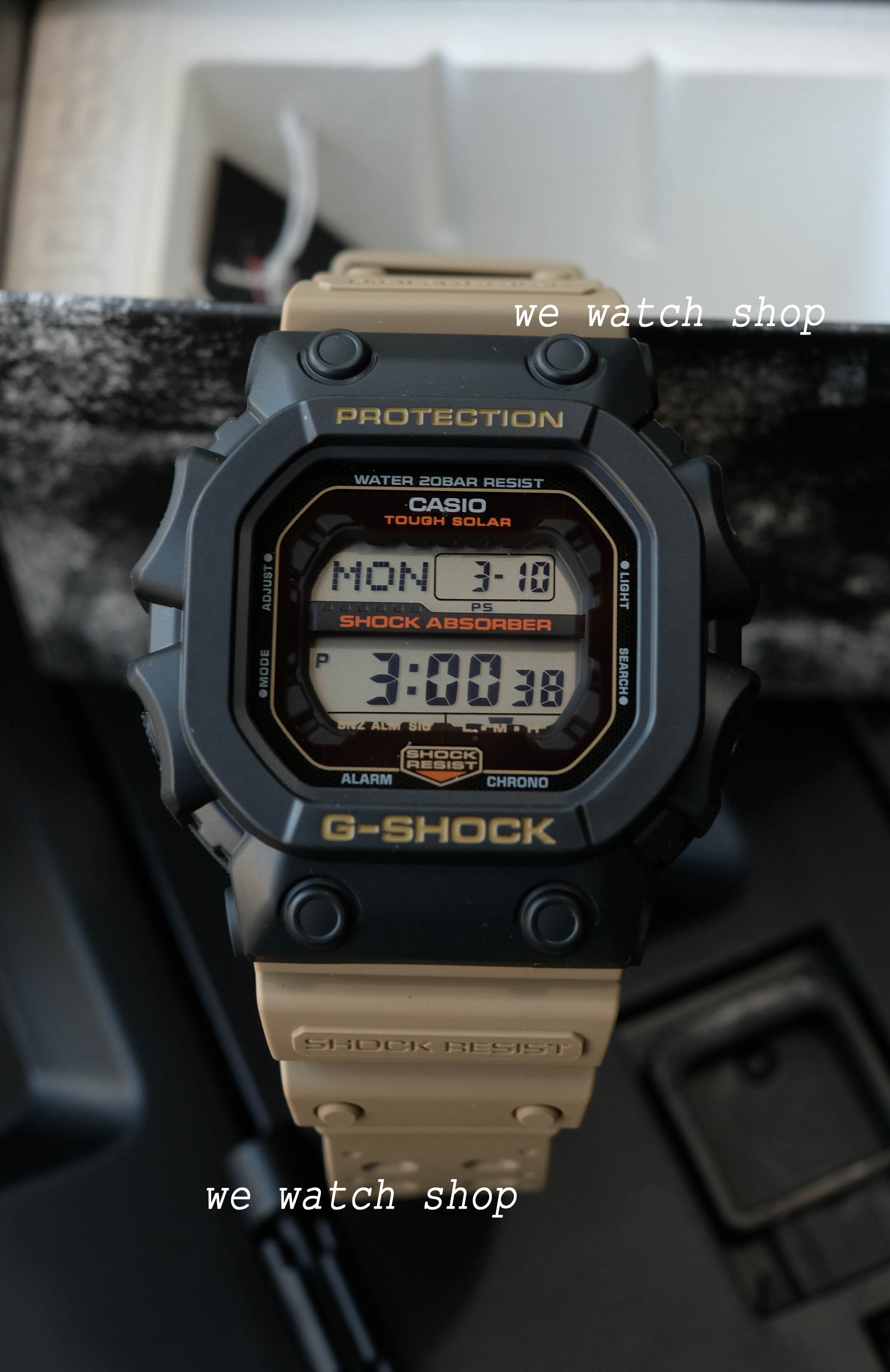 BLACK OUT BASIC CASIO G-SHOCK รุ่น GX-56TU-1A5DR ยักษ์ สีดำ น้ำตาล สินค้าของเเท้ รับประกันศูนย์ CMG