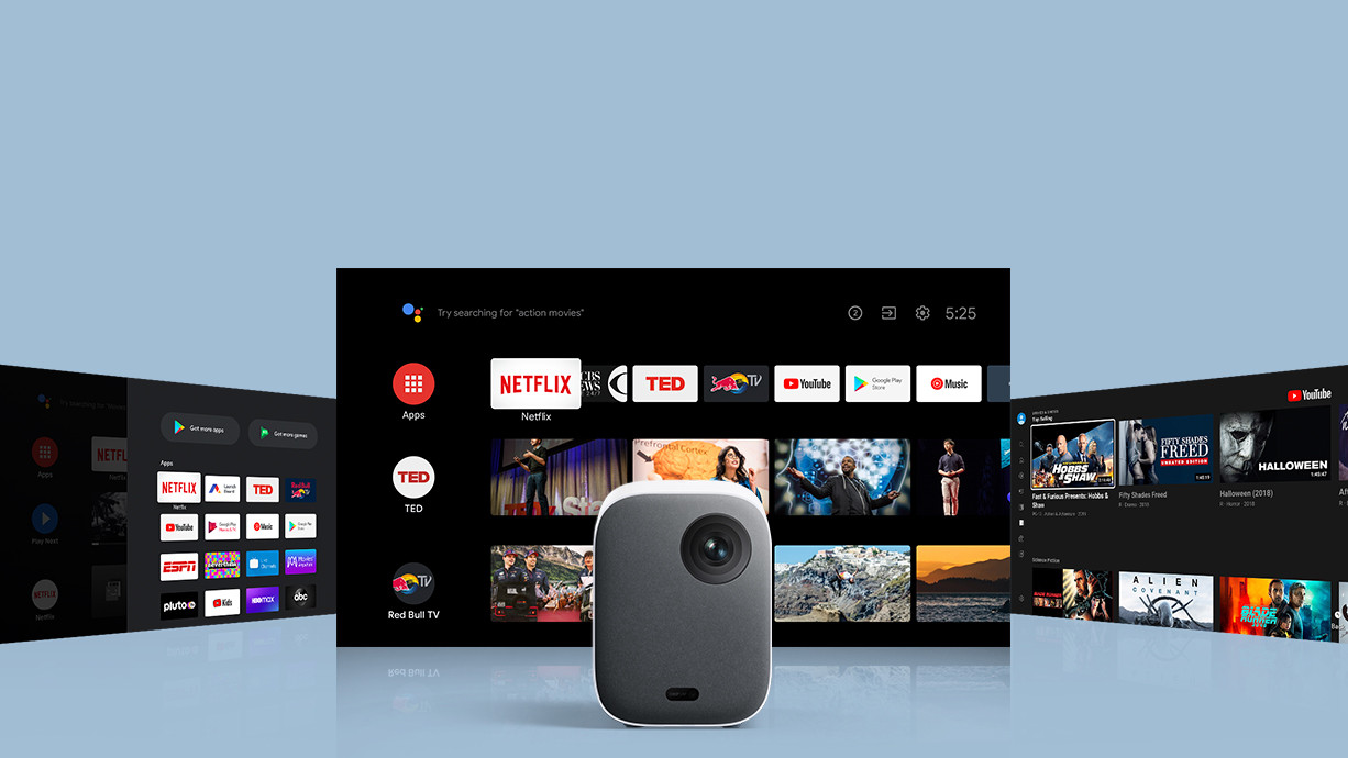 Mi Smart Projector 2 เครื่องฉายภาพคุณภาพสูง ฉายภาพกว้างสูงสุด 120 นิ้ว ประกันศูนย์ไทย 1 ปี | Global Version