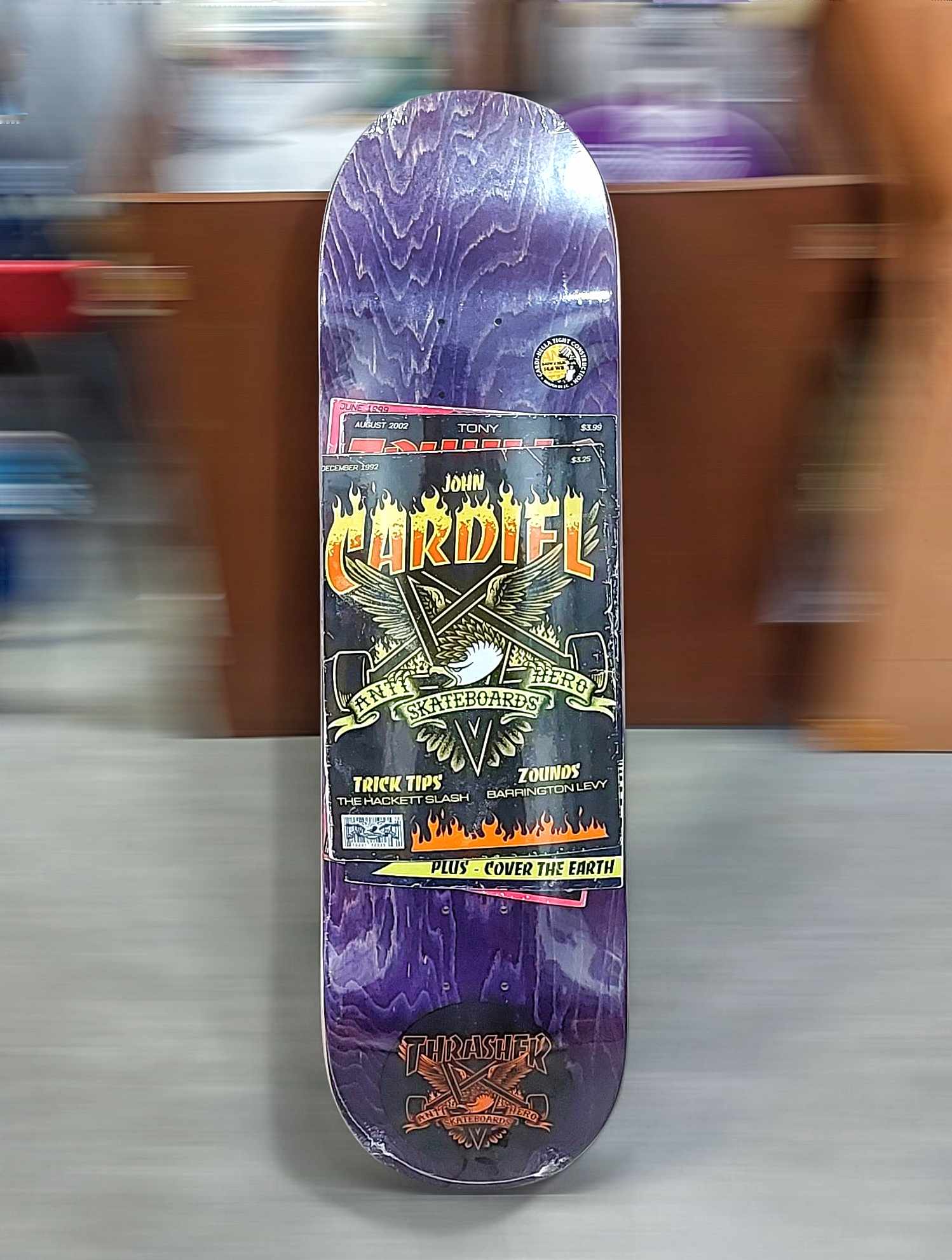 ANTIHERO DECK AntiHero x Thrasher Cardiel 8.62