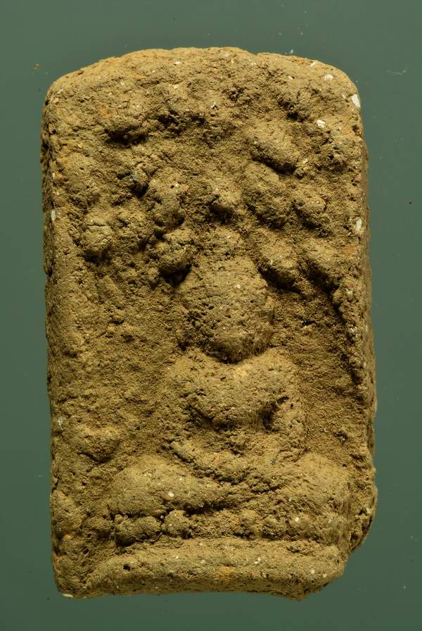 ดินผสมกระดูกผี.....พระปรกโพธิ์(พระผงพลายสมุทร) พิมพ์เล็ก พ่อท่านเจิม วัดหอยราก เนื้อดินผสมผงกระดูกผี ปี2499 นครศรีธรรมราช