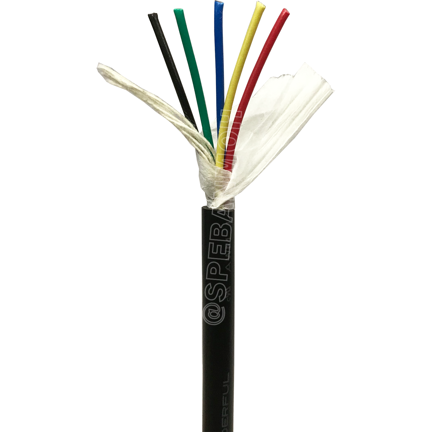 [ 100 เมตร ] TW-2464-22AWG-5C สายมัลติคอร์ 5 คอร์ ขนาด 22AWG 5C x 22AWG UL2464 300V 80°C AWG22 เบอร์ 22 สาย 5 ไส้ สายฝอย 5 แกน สีเงิน Multicore Cable 5C Computer Cable TCU Tinned Stranded Copper AWM 2464 22AWG VW-1 80°C 300V E150612 Thai Wonderful FT1