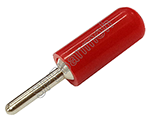 [ 5ชิ้น ] ปลั๊กกล้วย บานานาเข็ม BNN-012 (Mini Banana) ∅ 2 mm สีแดง / RED