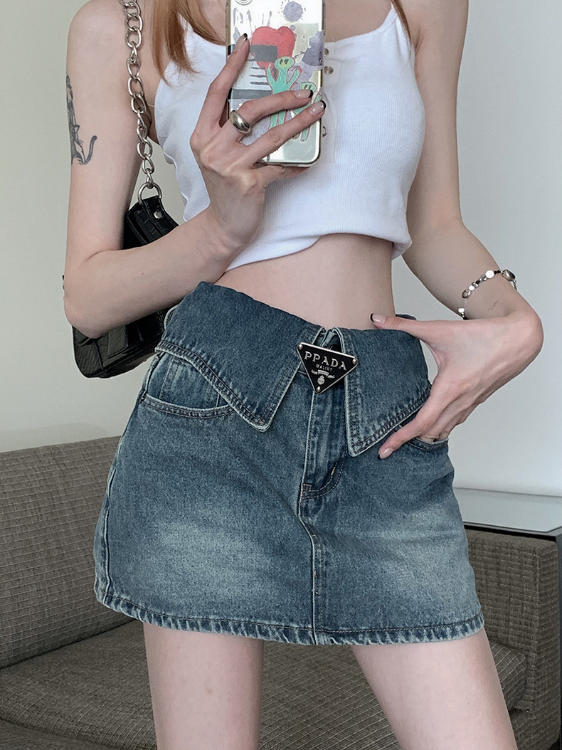DM Denim skirt กระโปรงยีนส์สั้น แบบใหม่