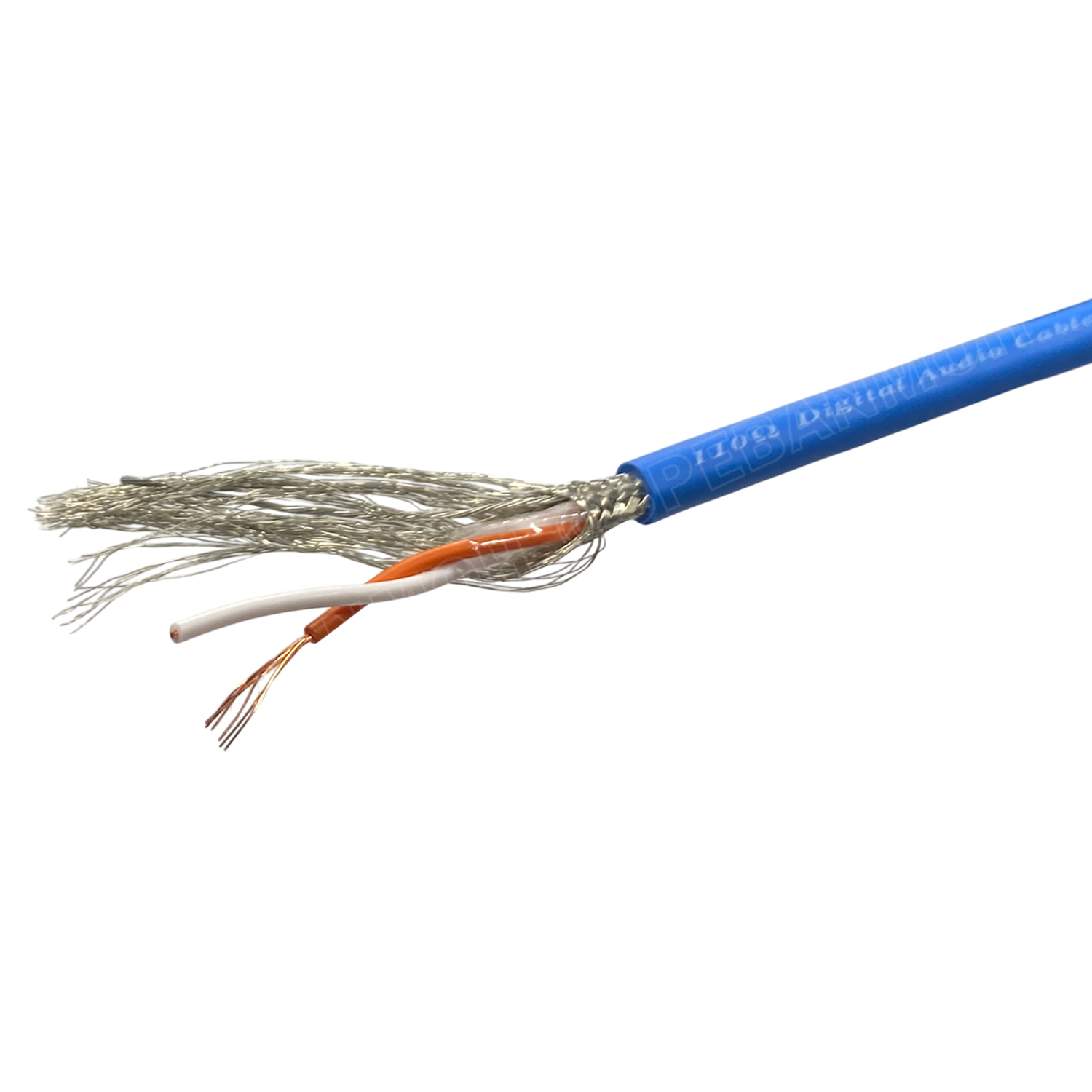 [ 1 เมตร ] DA202 Canare สายชีลด์ สายสัญญาณ DMX 25AWG AES/EBU Digital Audio 110 ohm สายสัญญาณเสียง แบบดิจิตอล Digital Cable 2Cx25AWG งานระบบแสง ไฟพาร์ Audio Cable AES EBU สายทองแดงแท้ Copper Wire