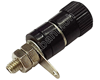 [ 10ชิ้น ] BDP-006SS บานานาแจ็ค ติดแท่น (Banana Socket) Ø 4 mm หัว 12 มม ดำ (Black) บานานาแจ็ค Banana Jack ปลั๊กกล้วยติดแท่น Biding Post Mounting Type ปลั๊กก้วย ตัวเมีย ติดเเท่น Test Lead Socket ไบดิ้งโพส ปลั๊ก แจ็ค ไบดิ้งโพส ขั้วต่อทดลอง ปลั๊กตัวเมีย เดี