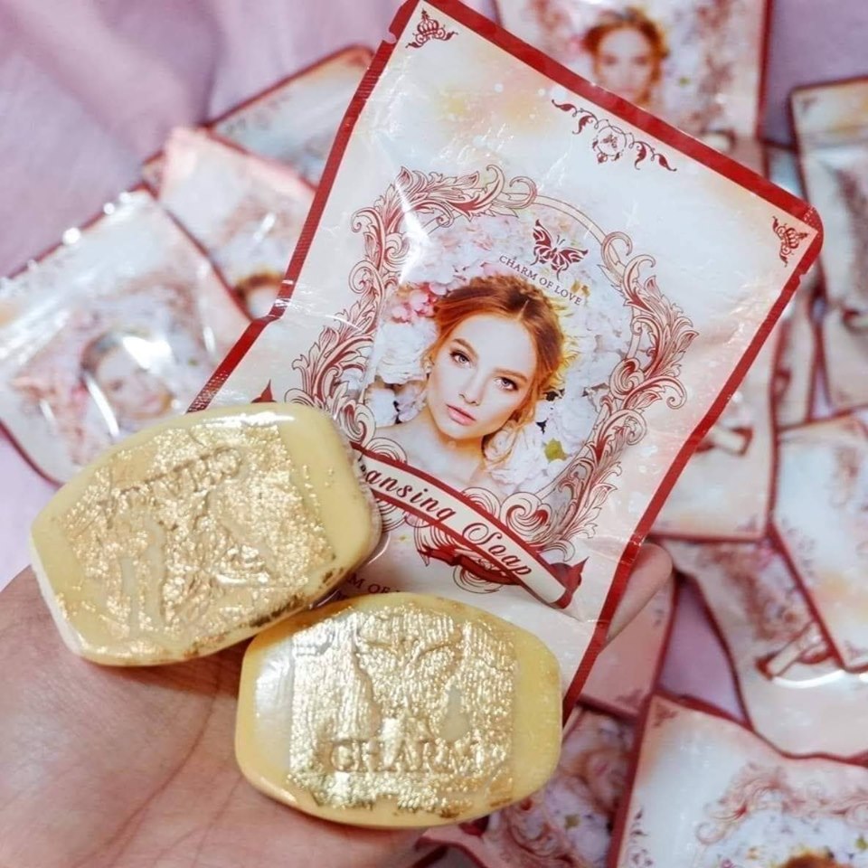 สบู่ชาร์ม Charm of love Cleansing soap 70กรัม