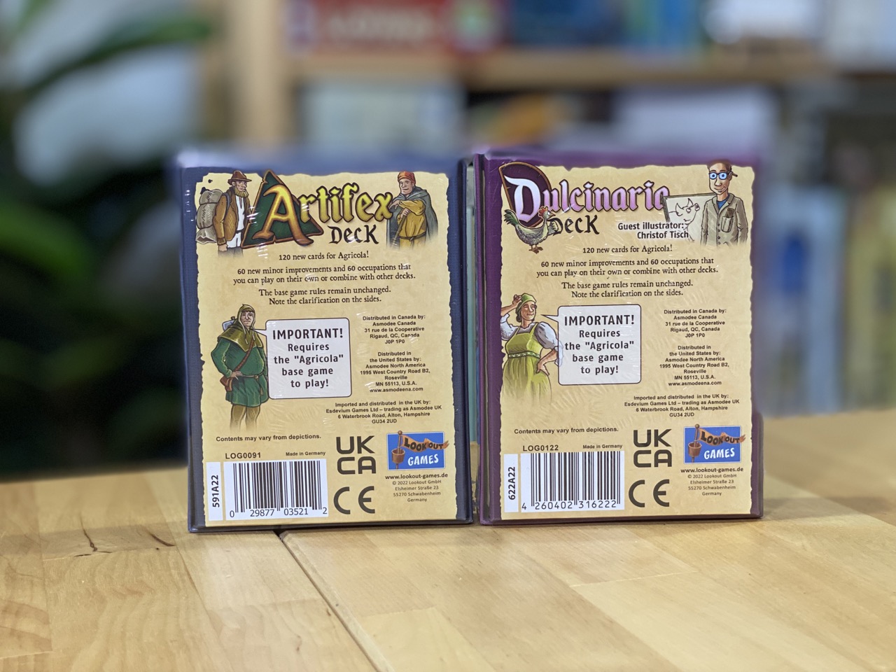 Agricola: Artifex & Dulcinaria Deck ส่วนเสริม บอร์ดเกม ของแท้