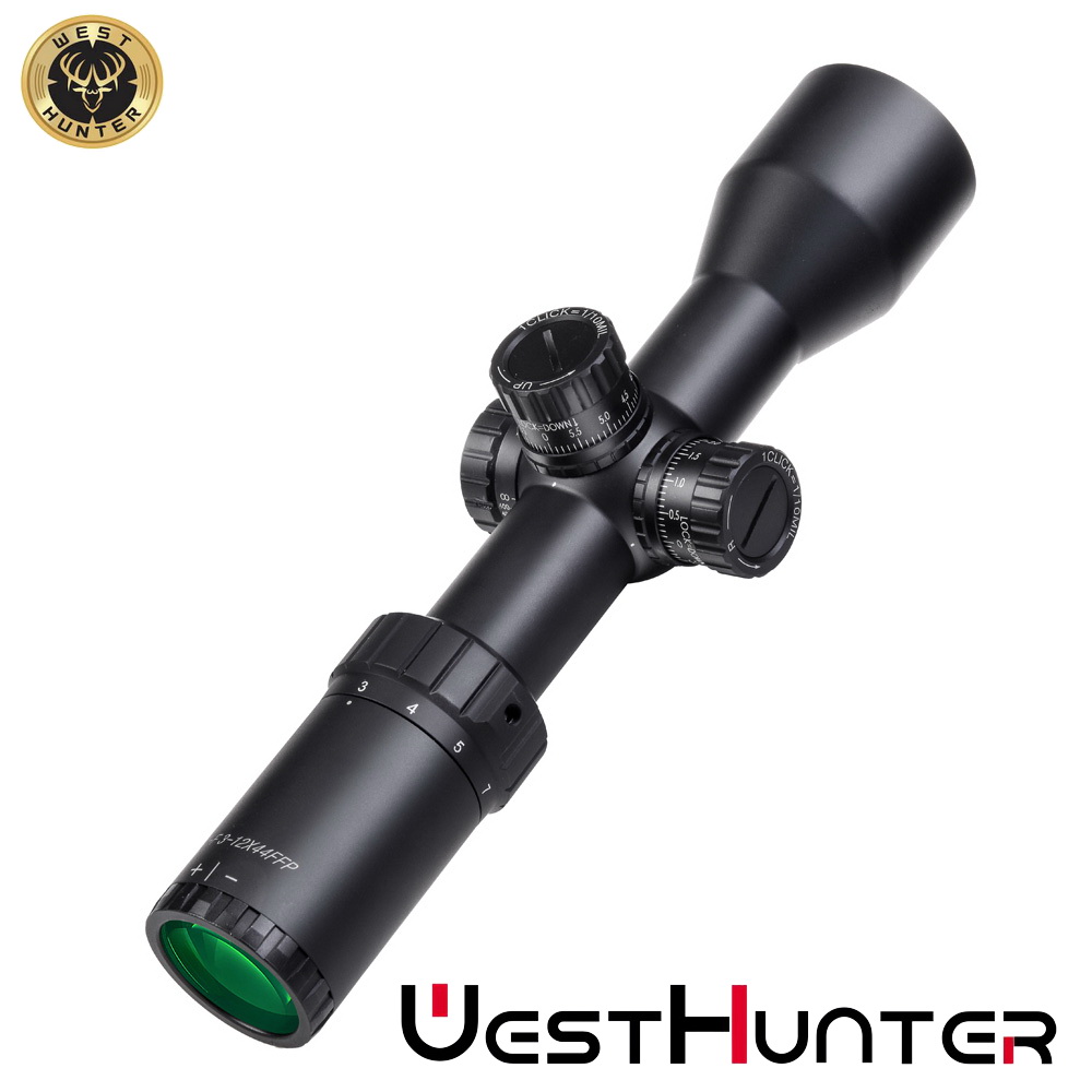 กล้อง WEST WT-F 3-12X44 FFP scope เส้นเล็งขยายตามซูม สินค้าแท้ รับประกัน 1 ปี