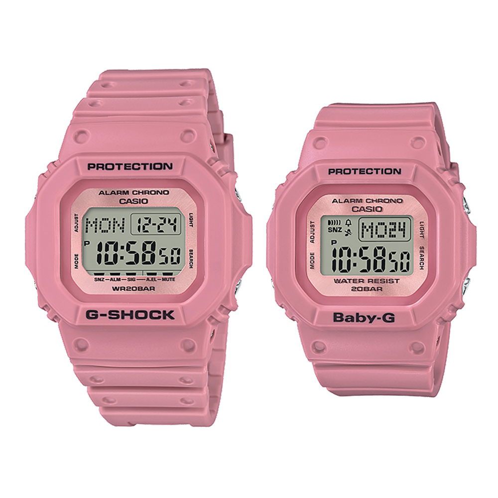 CASIO G-SHOCK & BABY-G รุ่น LOV-18B-4DR นาฬิกาคู่รัก สีชมพู Limited edition สินค้าใหม่ ของแท้ รับประกันศูนย์ CMG