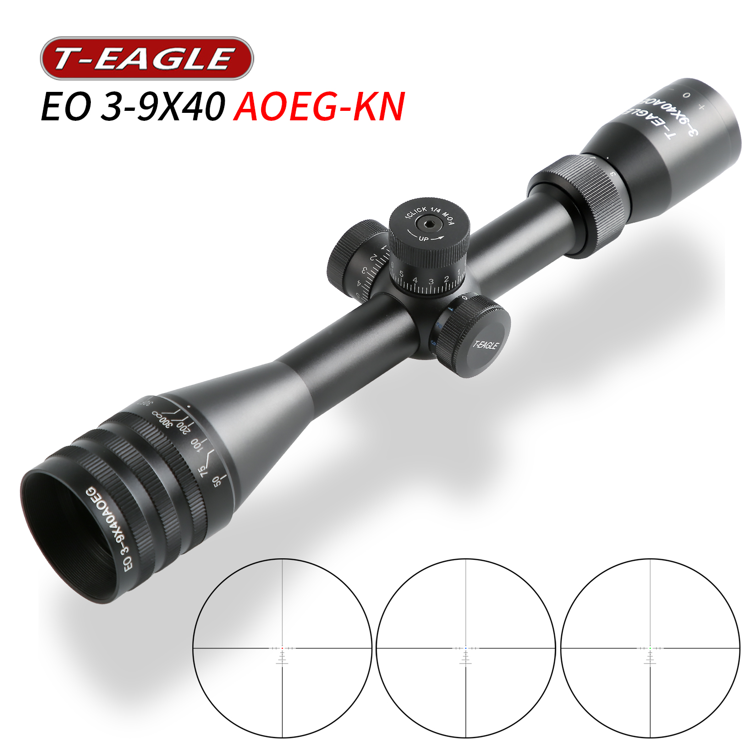 กล้องติดปืน T-EAGLE EO 3 9X40 KN SCOPE กันน้ำ กันกระแทก