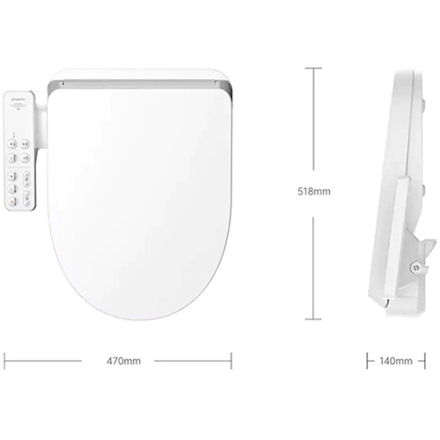 Xiaomi Zhimi Smartmi Smart Toilet Seat (ฝารองนั่งชักโครกพร้อมระบบทำความสะอาดอัตโนมัติ) รับประกัน 6 เดือน