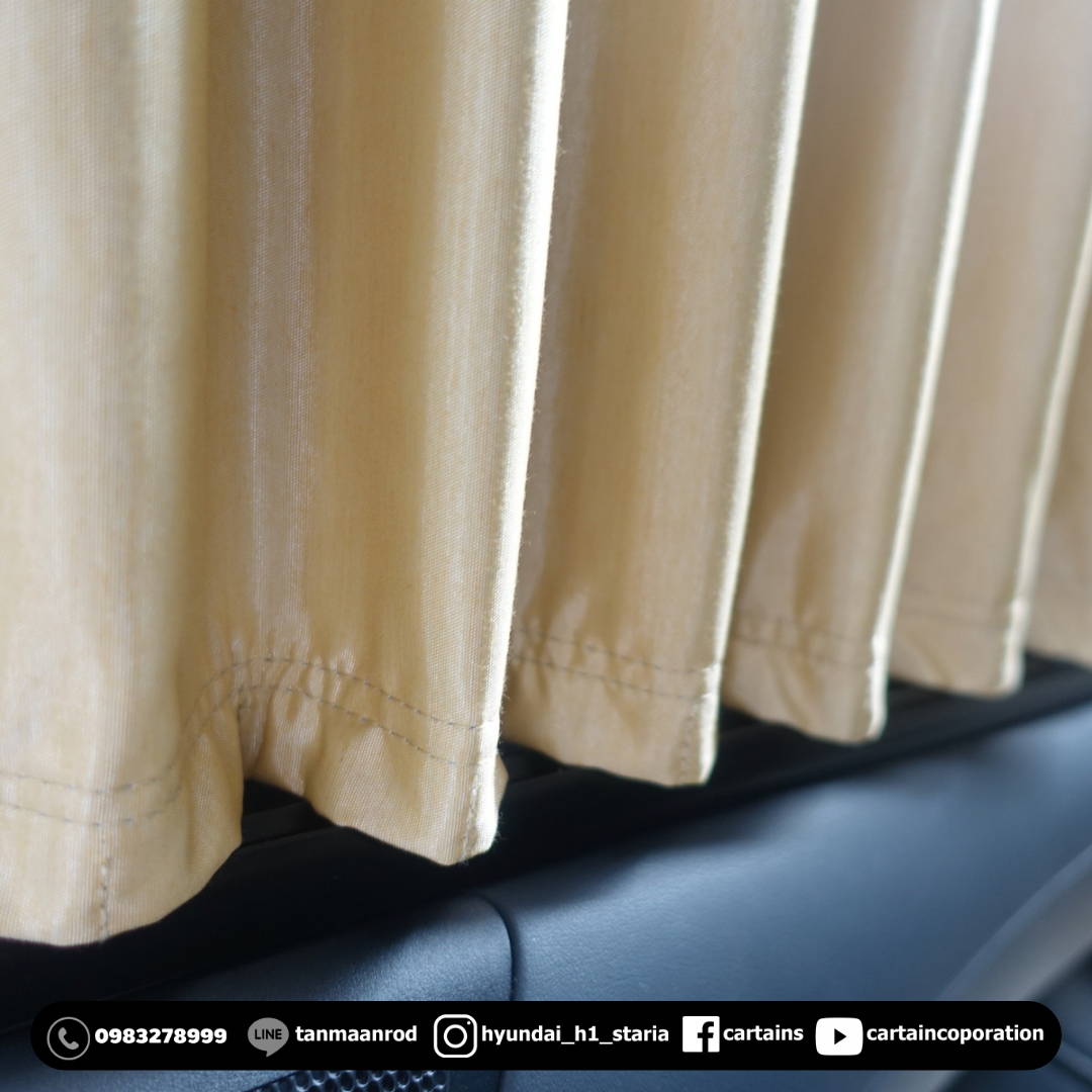 ผ้าม่านรถโตโยต้า อัลพาด เวลไฟ 20 30 40 รุ่น uv black out 100%