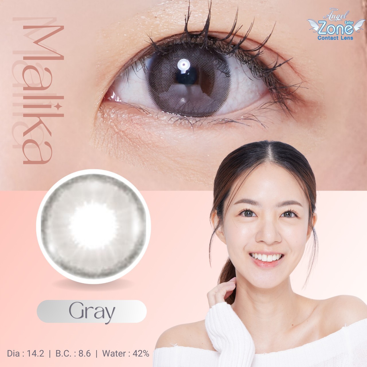 AZP03 รุ่น 14.2 Malika Gray (Luxury Silverbox) Step 1-3 AZP Y