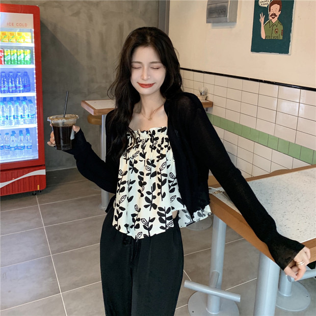 Bloom tank top สายเดี่ยวมินิสายปรับได้